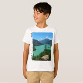 Nationaal park van het bergmeer in Washington T-shirt (Voorkant volledig)