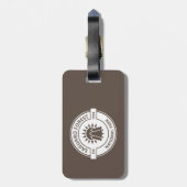 Nationaal park van het bos Saguaro Sun Trees Bagagelabel (Achterkant verticaal)