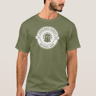 Nationaal park van het bos Saguaro Sun Trees T-shirt