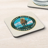 Nationaal park van het grote bekken bier onderzetter (Linkerzijde)