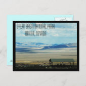 Nationaal park van het grote bekken briefkaart (Voorkant / Achterkant)
