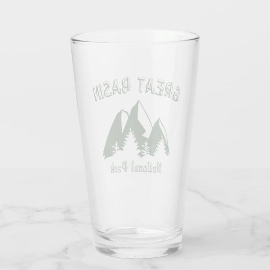 Nationaal park van het grote bekken glas (Achterkant)