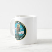 Nationaal park van het grote bekken koffiemok (Voorkant links)