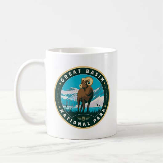 Nationaal park van het grote bekken koffiemok (Links)