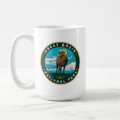 Nationaal park van het grote bekken koffiemok (Links)