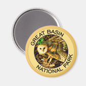 Nationaal park van het grote bekken magneet (Voorkant / Achterkant)