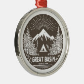 Nationaal park van het grote bekken metalen ornament (Rechts)