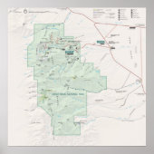 Nationaal park van het grote bekken poster (Voorkant)