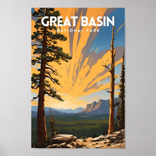 Nationaal park van het grote bekken poster (Voorkant)