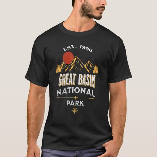 Nationaal park van het grote bekken t-shirt (Voorkant)