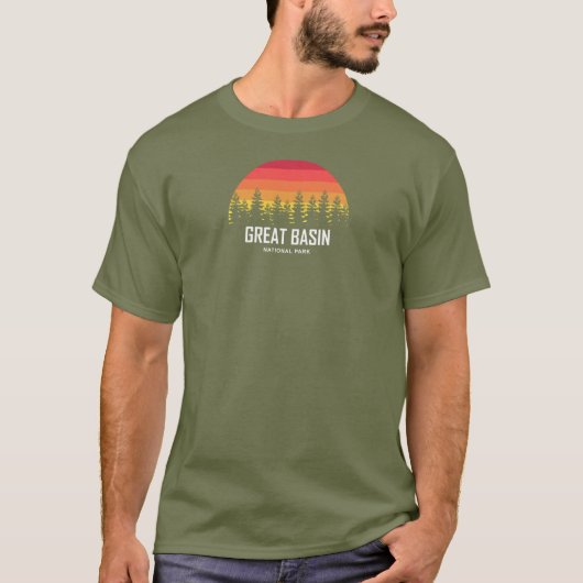 Nationaal park van het grote bekken t-shirt (Voorkant)