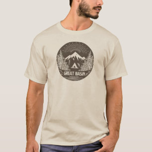 Nationaal park van het grote bekken t-shirt