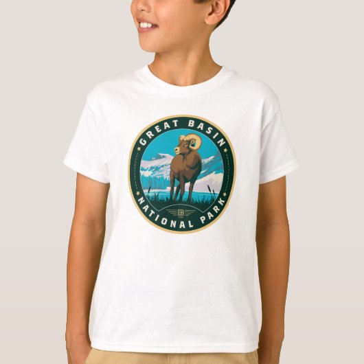 Nationaal park van het grote bekken t-shirt (Voorkant)