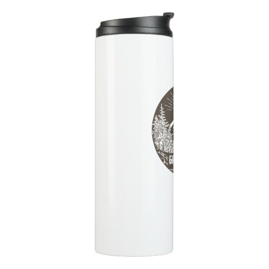 Nationaal park van het grote bekken thermosbeker (Gedraaid links)