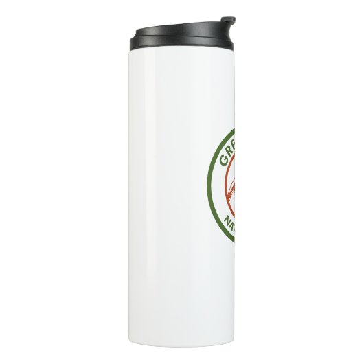 Nationaal park van het grote bekken thermosbeker (Gedraaid links)