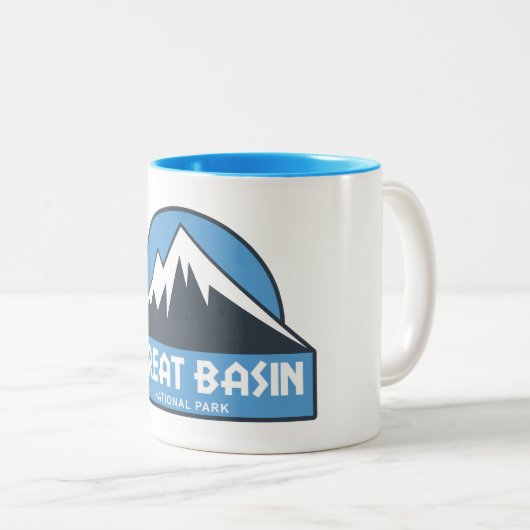 Nationaal park van het grote bekken tweekleurige koffiemok (Voorkant rechts)