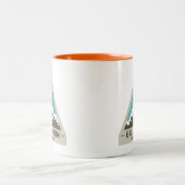 Nationaal park van het grote bekken tweekleurige koffiemok (Center)