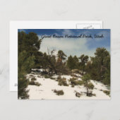 Nationaal park van het grote bekken, Utah Briefkaart (Voorkant / Achterkant)