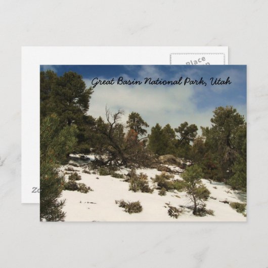 Nationaal park van het grote bekken, Utah Briefkaart (Voorkant / Achterkant)