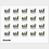 Nationaal park van het grote bekken vierkante sticker (Vel)