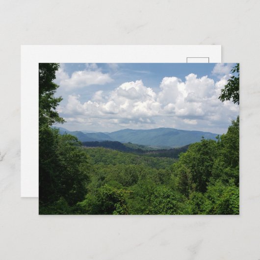 Nationaal park van het Grote Smokeberggebied in Ga Briefkaart (Voorkant / Achterkant)