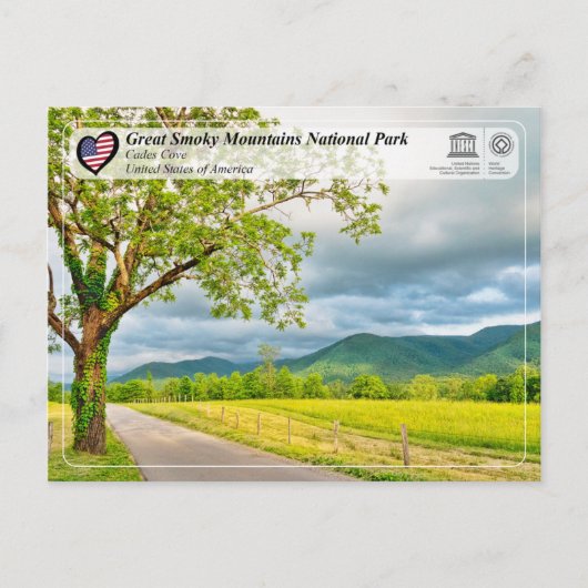Nationaal park van het Grote Smoky - Cades Cove Briefkaart (Voorkant)