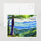 Nationaal park van het Grote Smoky Mountains 2 Feestdagenkaart (Voorkant / Achterkant)