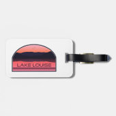 Nationaal park van het Louise Banff Bagagelabel (Achterkant horizontaal)