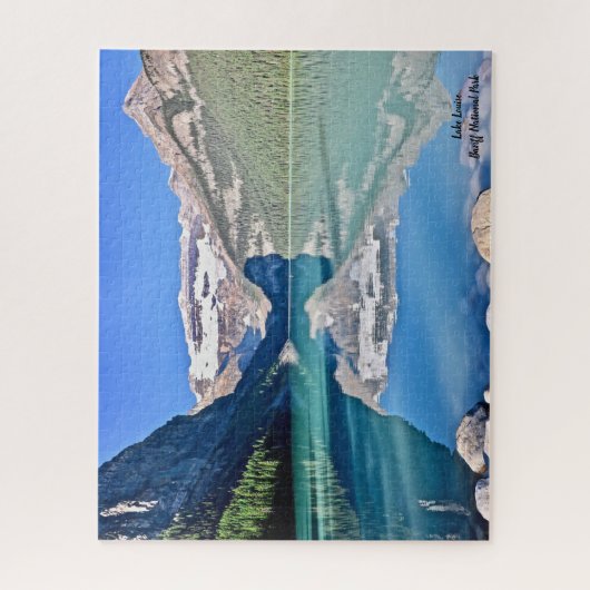 Nationaal park van het Louise Banff Jigzaag Puzzle Legpuzzel (Verticaal)