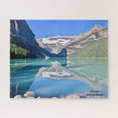 Nationaal park van het Louise Banff Jigzaag Puzzle Legpuzzel (Horizontaal)
