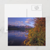 Nationaal park van het Maskinonge-meer in de water Briefkaart (Voorkant / Achterkant)