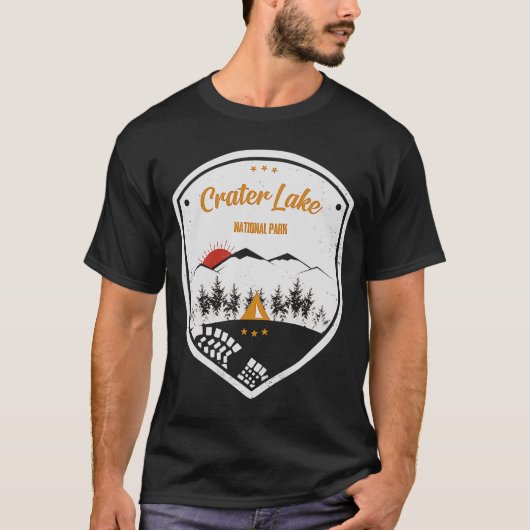 Nationaal park van het meer Crater T-shirt (Voorkant)