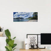 Nationaal park van het meer McDonald - Glacier Poster (Thuiskantoor)