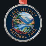 Nationaal Park van het meer Metalen Ornament<br><div class="desc">Ontwerp van vectorkunstwerken in het nationaal park van het Lake District. Het is de grootste van de dertien nationale parken in Engeland en Wales.</div>