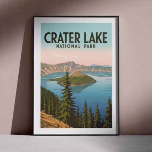 Nationaal park van het meer poster