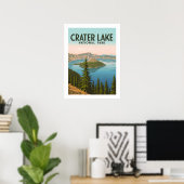 Nationaal park van het meer poster (Thuiskantoor)
