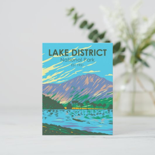 Nationaal park van het meer van Buttermere Briefkaart (Staand voorkant)