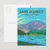 Nationaal park van het meer van Buttermere Briefkaart (Voorkant / Achterkant)