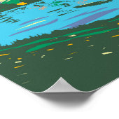 Nationaal park van het meer van Buttermere Poster (Hoek)