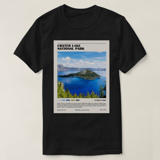 Nationaal park van het meer van de kerker 1 t-shirt (Design voorkant)