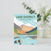 Nationaal park van het meer Wasdale Briefkaart (Staand voorkant)