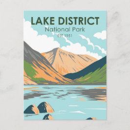 Nationaal park van het meer Wasdale Briefkaart