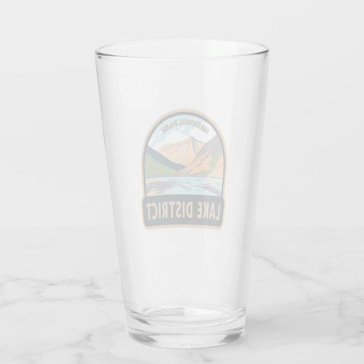 Nationaal park van het meer Wasdale Glas (Achterkant)