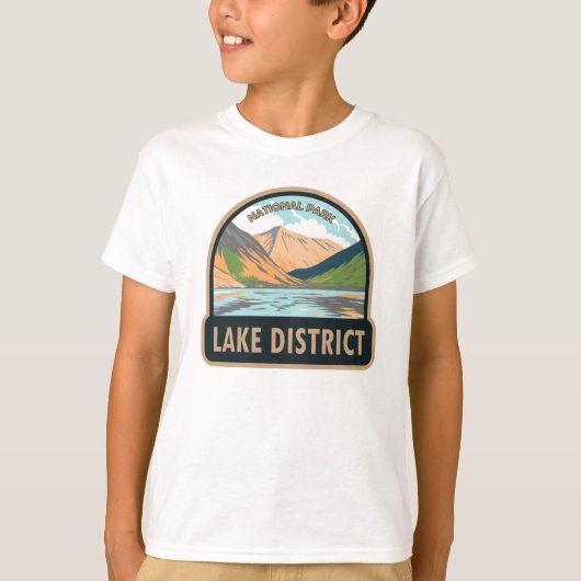 Nationaal park van het meer Wasdale T-shirt (Voorkant)