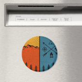 Nationaal park van het  oregon Portland Magneet (Insitu (Vaatwasser))