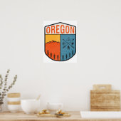 Nationaal park van het  oregon Portland Poster (Keuken)