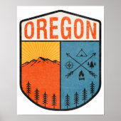 Nationaal park van het  oregon Portland Poster (Voorkant)