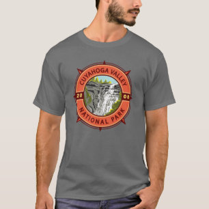 Nationaal park van het park van Cuyahoga Retro Com T-shirt