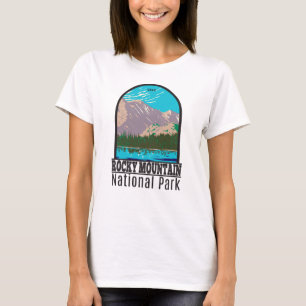 Nationaal park van het Rocky Mountain Colorado Bee T-shirt