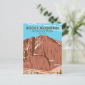 Nationaal park van het Rocky Mountain Colorado Lan Briefkaart (Staand voorkant)